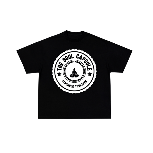 Stronger Together Meditation Tee (Black)