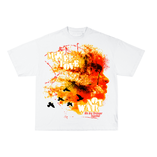 Make Love Not War Tee (White)