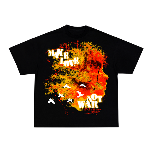 Make Love Not War Tee (Black)
