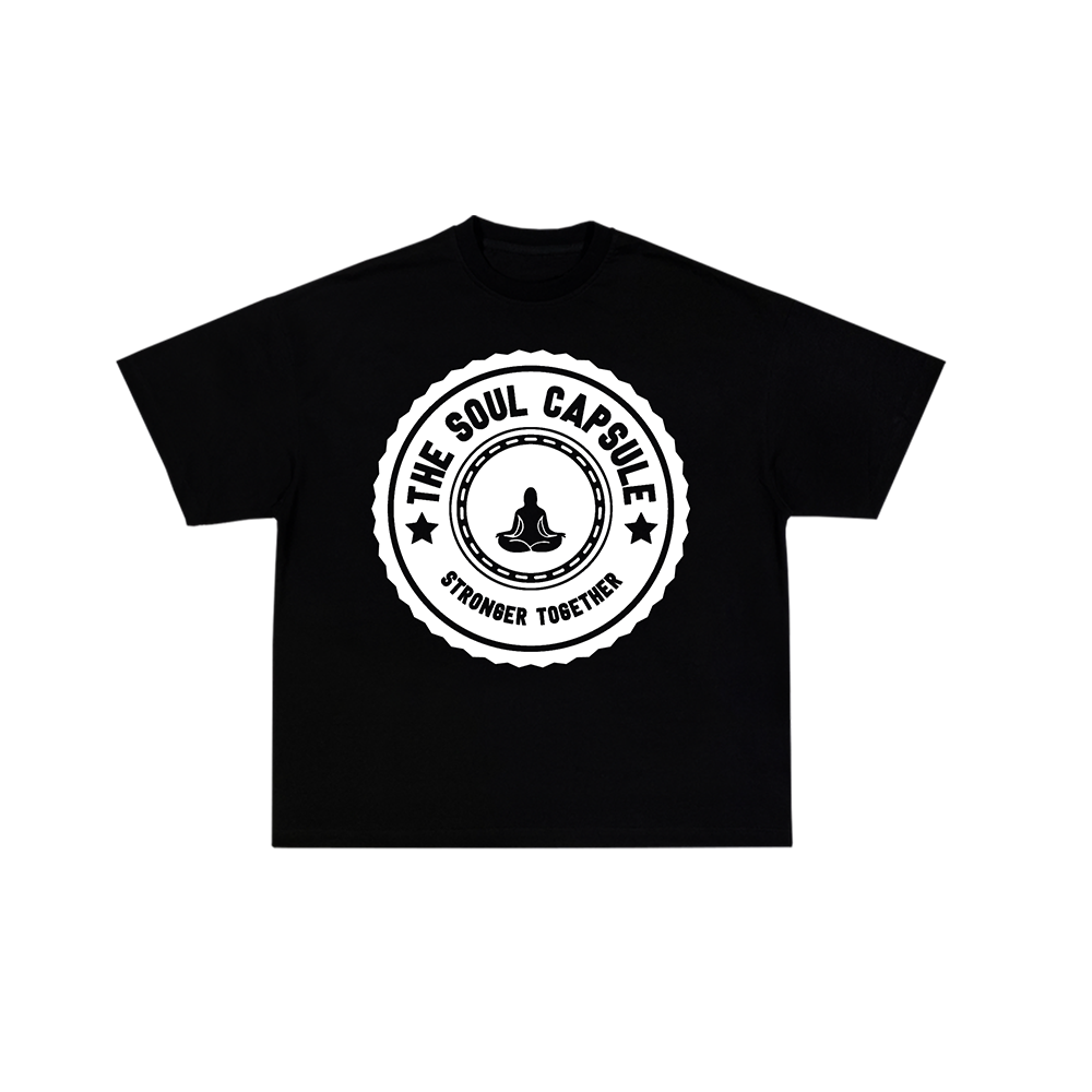 Stronger Together Meditation Tee (Black)