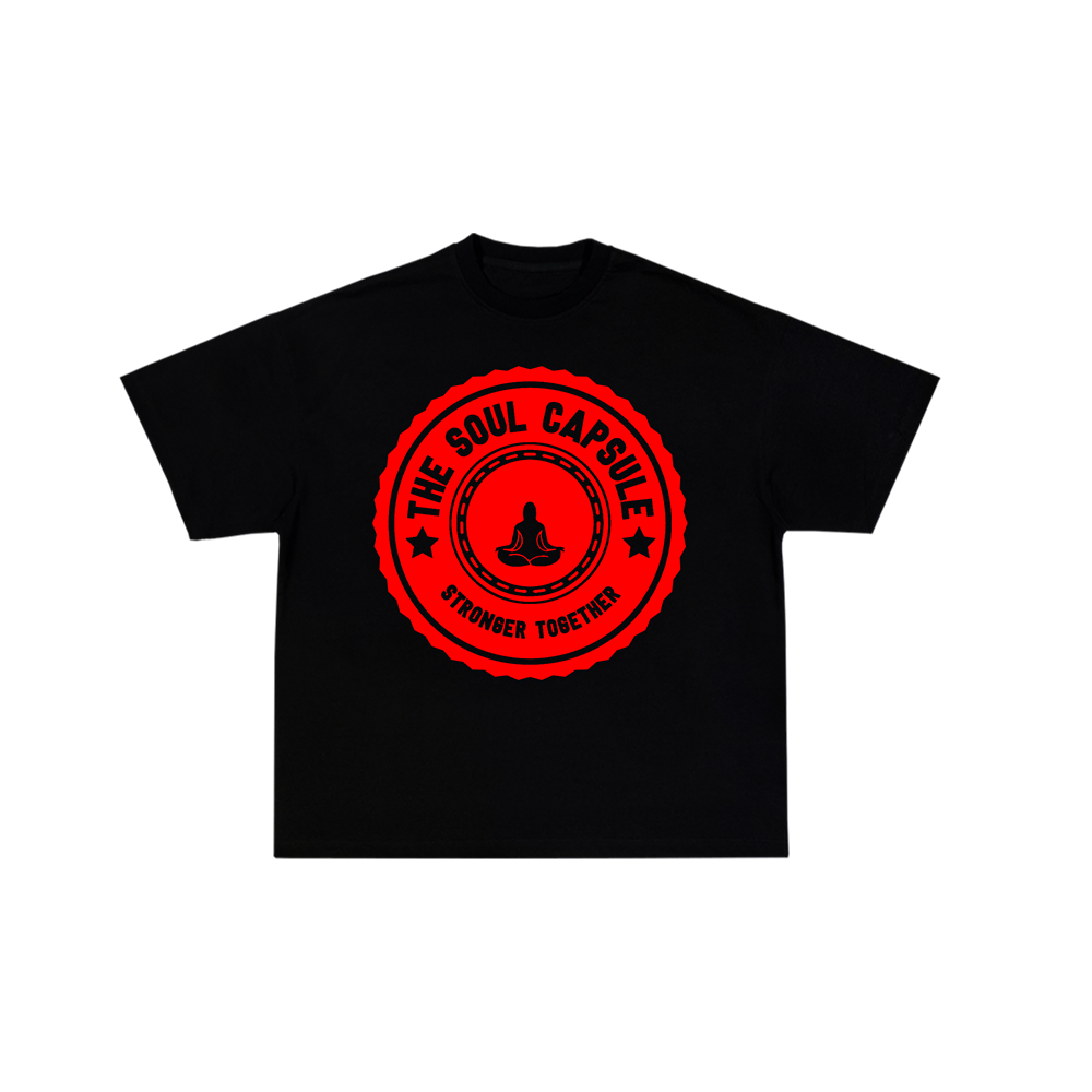 Stronger Together Meditation Tee (Black)