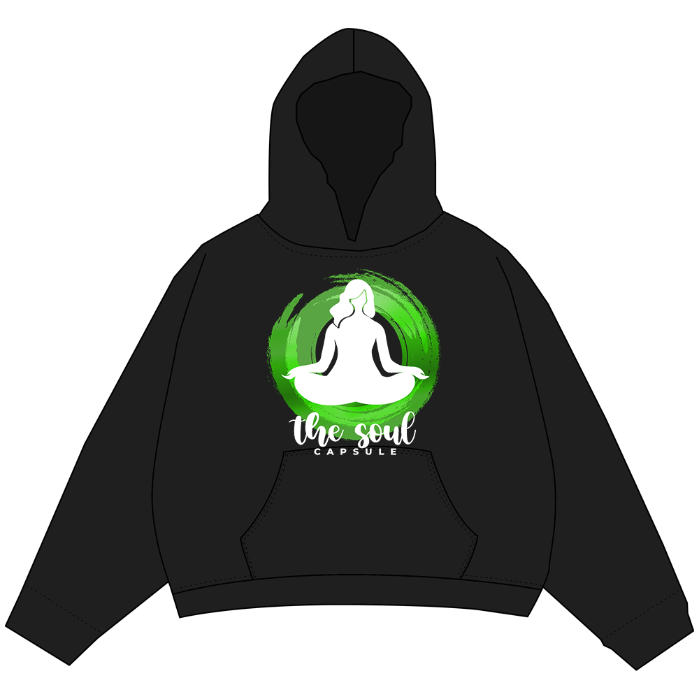 THE SOUL CAPSULE AURA BLACK HOODIE