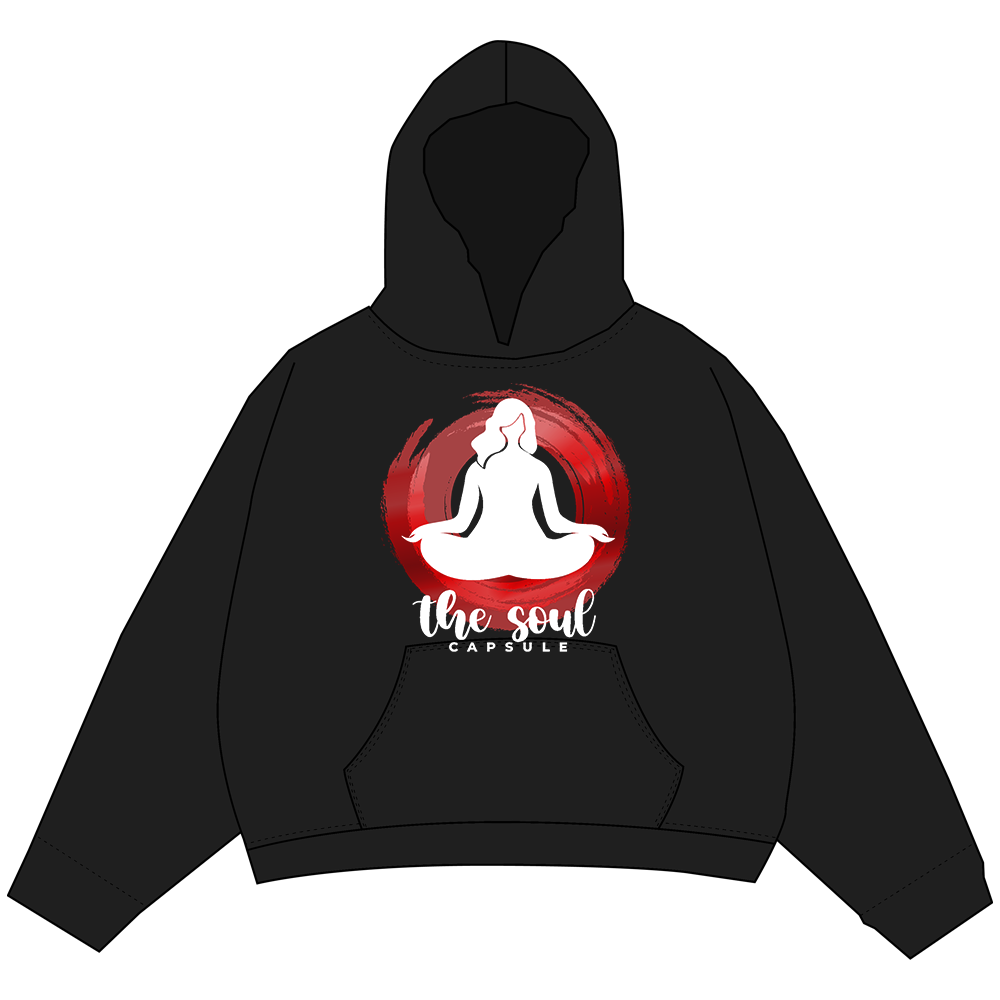 THE SOUL CAPSULE AURA BLACK HOODIE