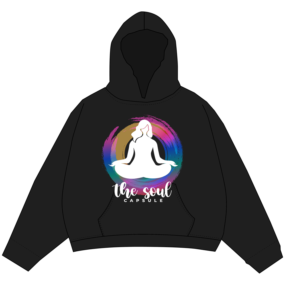 THE SOUL CAPSULE AURA BLACK HOODIE